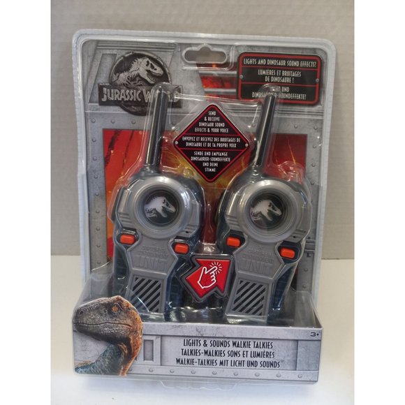 Jurassic World New In Package Light Sound Walkie Talkie 500 Range - Picture 1 of 5